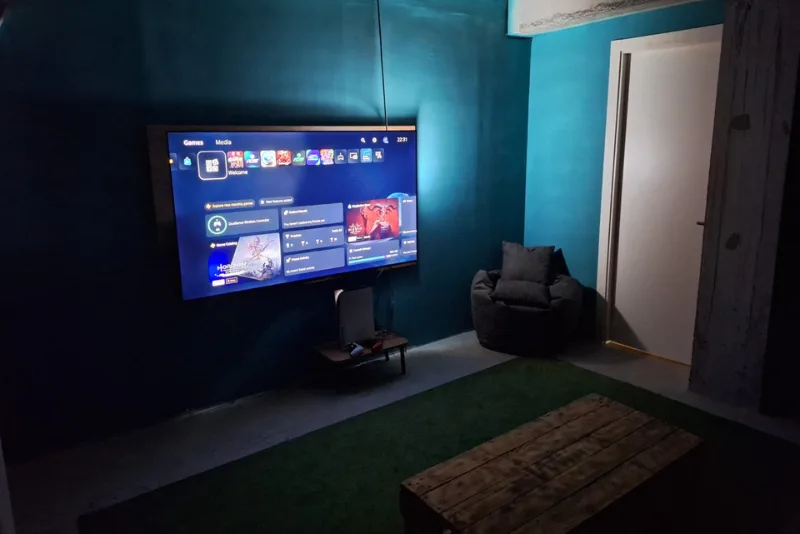 PS5 ზონა ტელევიზორით